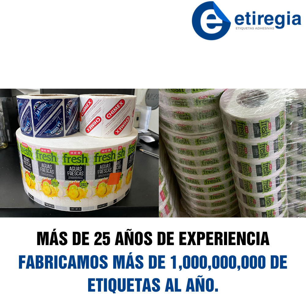 Etiqueta 2x1 Térmico Directo con Pleca - Rollo de 2,500 Etiquetas (Imprime rápido y con la máxima calidad)